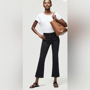 FRAME  Women's Le Crop Mini Boot Raw Edge Jean in Kerry 28